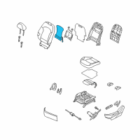 OEM 2012 Hyundai Tucson Heater-Front Seat Back Driver Diagram - 88390-2S000