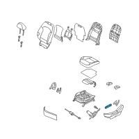 OEM 2013 Hyundai Tucson Switch Assembly-Power Front Seat LH Diagram - 88190-2S500-MBS