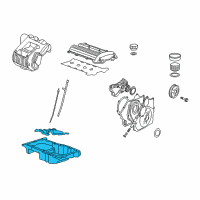 OEM Saturn Pan Asm, Oil Diagram - 55558816