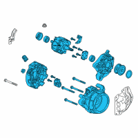 OEM 2017 Acura TLX Alternator Assembly (Csp47) (Denso) Diagram - 31100-5X6-J01