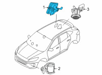 OEM 2020 Ford Escape MODULE Diagram - LJ6Z-14G490-A