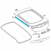 OEM 2018 Chevrolet Volt Support Strut Diagram - 84237647