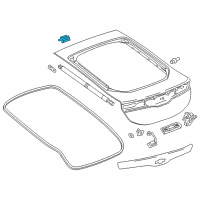 OEM 2017 Chevrolet Volt Hinge Diagram - 23140278