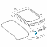 OEM Chevrolet Volt Release Switch Diagram - 84726596