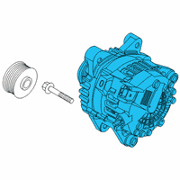 OEM Hyundai Kona Alternator Assembly Diagram - 37300-2M417