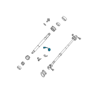 OEM 2000 BMW 740iL Steering Angle Sensor Diagram - 37-14-1-094-143