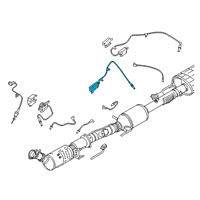 OEM 2020 Ford F-150 Rear Nox Sensor Diagram - JL3Z-5E145-A