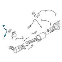 OEM Ford F-150 Exhaust Temperature Sensor Diagram - JL3Z-12B591-A