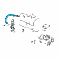 OEM 2005 Dodge Ram 3500 EGR Tube-EGR Diagram - 53032511AG