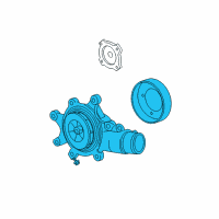 OEM 2005 Dodge Ram 1500 Pump-Water Diagram - 5037164AF