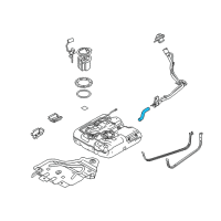 OEM 2010 Ford Transit Connect Filler Hose Diagram - 9T1Z-9047-A