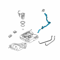 OEM 2013 Ford Transit Connect Filler Pipe Diagram - 9T1Z-9034-A