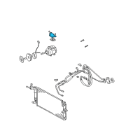 OEM 2002 Hyundai Accent Manifold-Compressor Diagram - 97717-25000