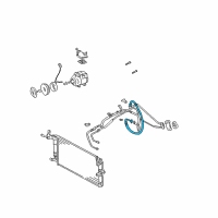 OEM 2002 Hyundai Elantra Hose-Cooler Line Suction Diagram - 97763-2D100