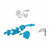 OEM 2001 Toyota Corolla Combo Switch Diagram - 84310-02310