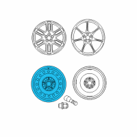 OEM 2007 Scion tC Wheel, Steel Diagram - 42611-21210