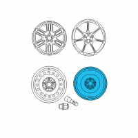 OEM 2009 Scion tC Wheel, Spare Diagram - 42611-21150