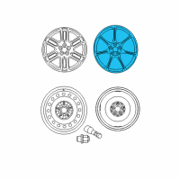 OEM 2009 Scion tC Wheel, Alloy Diagram - PTR18-21070