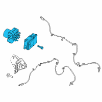 OEM 2013 Ford Edge ABS Control Unit Diagram - DT4Z-2C405-F