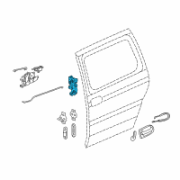 OEM Buick Terraza Latch Diagram - 10347138