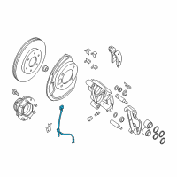 OEM 2014 Nissan NV1500 Hose Assembly-Brake Front Diagram - 46210-1PA0B