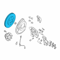 OEM 2021 Nissan NV2500 Rotor Disc Brake Front Diagram - 40206-1PA1B