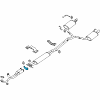 OEM 2017 Ford Police Interceptor Sedan Muffler & Pipe Gasket Diagram - DA5Z-9450-A