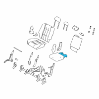 OEM 2005 Dodge Durango Seat Cushion Foam Diagram - 5134630AA