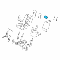 OEM 2005 Dodge Durango CUPHOLDER Diagram - ZS411D5AA