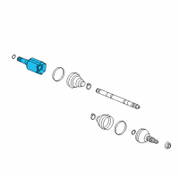 OEM Chevrolet Malibu Limited Inner Joint Diagram - 13333930