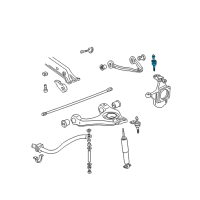 OEM 1999 Chevrolet Silverado 1500 Stud Kit, Front Upper Control Arm Ball Diagram - 12475486