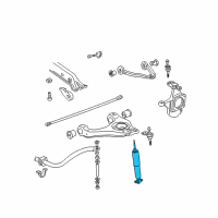 OEM GMC Yukon Shock Diagram - 19300047