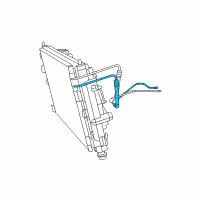 OEM 2010 Dodge Avenger Hose-Transmission Oil Cooler Diagram - 5058344AE