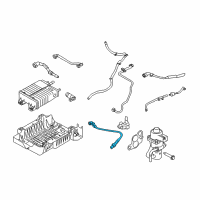 OEM Mercury Mariner Upper Oxygen Sensor Diagram - 5L8Z-9F472-BA