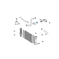 OEM Lexus LS430 Gasket, THERMOSTAT Diagram - 16346-50010