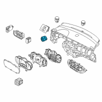 OEM 2015 Kia Rio Button Start Swtich Assembly Diagram - 954301W501