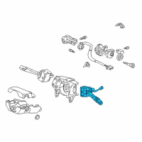 OEM Acura CL Switch Assembly, Wiper Diagram - 35256-S84-A01