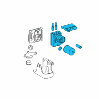 OEM 2010 GMC Sierra 1500 Modulator Valve Diagram - 25922981