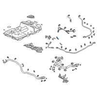 OEM 2020 Honda Clarity Bracket B, Und Floor Diagram - 1F464-5WJ-A00