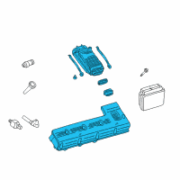 OEM 2000 Cadillac DeVille Coil Assembly Diagram - 1104076