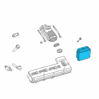 OEM Cadillac DeVille Powertrain Control Module Assembly(New P06 Service No-Start)(Req Progm) Diagram - 12573650