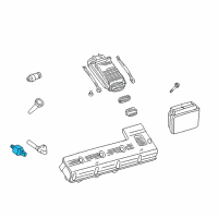 OEM Cadillac Knock Sensor Diagram - 21024981