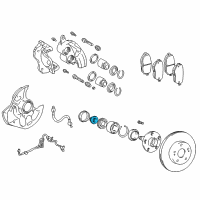 OEM 1996 Lexus SC300 Nut Diagram - 90179-24005