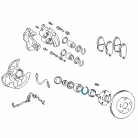 OEM 1996 Lexus SC300 Ring, Hole Snap Diagram - 90521-82001