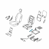 OEM Ford Strut Diagram - 8A4Z-74624B74-A