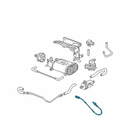 OEM 2004 Acura RSX Sensor, Middle Oxygen Diagram - 36532-PND-A01