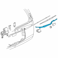 OEM 2007 Chevrolet Trailblazer Rear Arm Diagram - 15232653