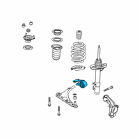 OEM 2022 Honda Ridgeline Bracket, Front Diagram - 51390-TZ5-A10