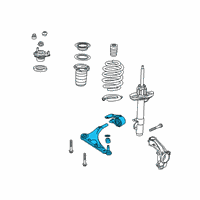 OEM 2017 Acura MDX Arm, Right Front (Lower) Diagram - 51350-T6Z-A10