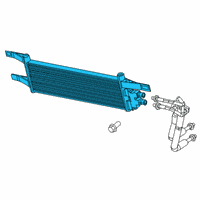 OEM 2018 Jeep Compass Transmission Oil Cooler Diagram - 68249191AB